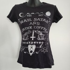 Hail Satan Drink Coffee Shirt